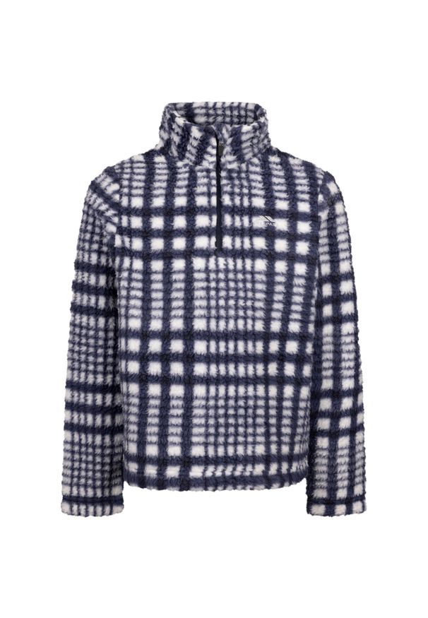 TRESPASS - Bluza Dziecięca Booker AT200 Half Zip Fleece Top. Kolor: niebieski