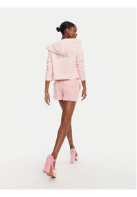 Juicy Couture Bluza Madison JCWA122001 Różowy Slim Fit. Kolor: różowy. Materiał: syntetyk #5
