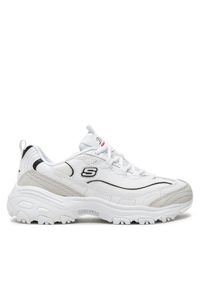 skechers - Skechers Sneakersy D'Lites 150231 Biały. Kolor: biały. Materiał: skóra