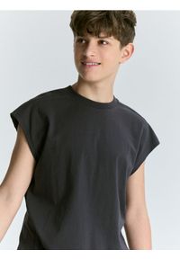 Reserved - Bawełniany komplet - ciemnoszary. Kolor: szary. Materiał: bawełna #1