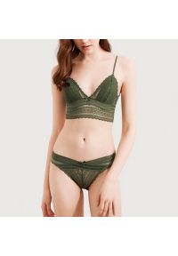 Intica - Koronkowy komplet bielizny z regulowanymi ramiączkami Nadya. Kolor: biały. Materiał: koronka. Wzór: koronka #10