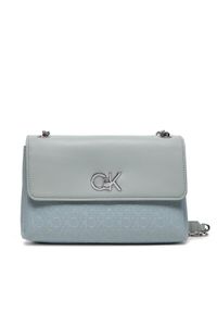 Calvin Klein Torebka Re-Lock K60K611755 Szary. Kolor: szary #1