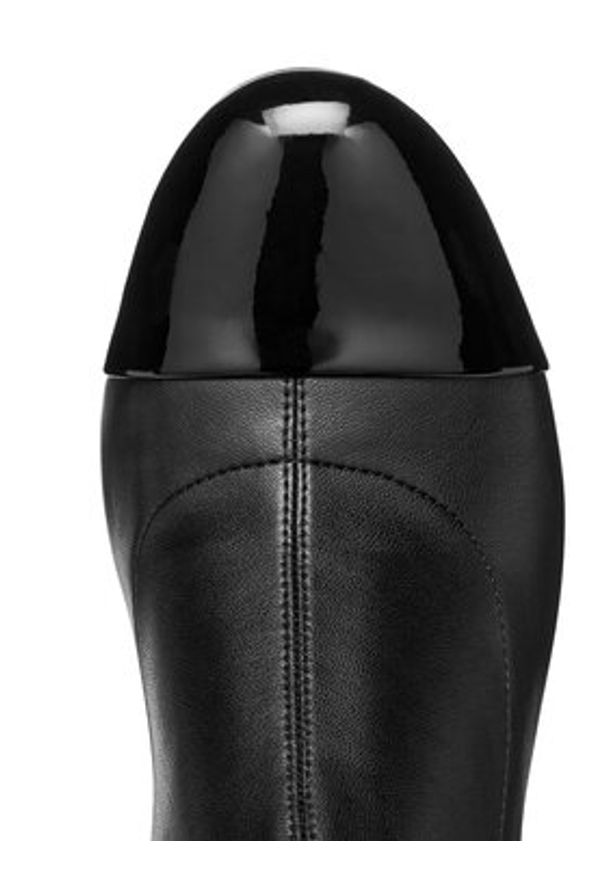 Geox Botki D Virnilisa 65 D56YYB 0KBHH C9999 Czarny. Kolor: czarny. Materiał: skóra