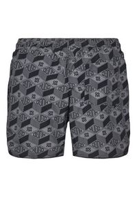 Hugo - HUGO Szorty kąpielowe Rik 50533795 Szary Regular Fit. Kolor: szary. Materiał: syntetyk