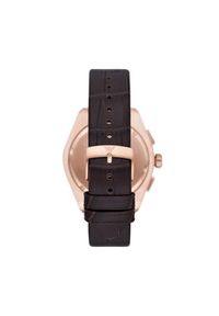 Emporio Armani Zegarek Federico AR11563 Brązowy. Kolor: brązowy. Materiał: skóra #5