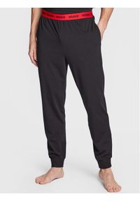 Hugo Spodnie piżamowe Linked 50480236 Czarny Regular Fit. Kolor: czarny. Materiał: bawełna #1