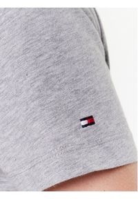 TOMMY HILFIGER - Tommy Hilfiger T-Shirt Tonal WW0WW37562 Szary Regular Fit. Kolor: szary. Materiał: bawełna