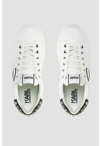 Karl Lagerfeld - KARL LAGERFELD Białe sneakersy Karpi NFT Stud Tab. Kolor: biały #3