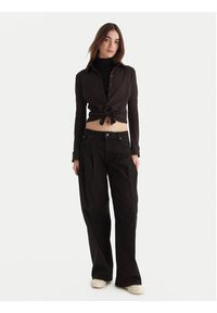 Guess Jeans Jeansy W5BA2U D0141 Czarny Wide Leg. Kolor: czarny #5