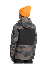 Quiksilver - Kurtka śnieżna dla Chłopcy SIDE HIT Brązowy. Kolor: brązowy. Materiał: poliester. Sezon: zima. Sport: narciarstwo