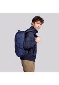 Wittchen - Męski plecak na laptopa 15,6” z boczną kieszenią. Kolor: niebieski. Materiał: poliester. Styl: casual, klasyczny #5