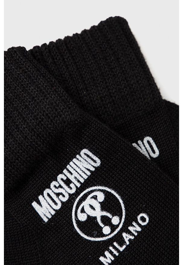 MOSCHINO - Moschino - Rękawiczki. Kolor: czarny