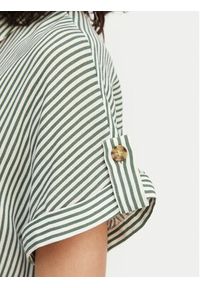 Vero Moda Koszula Bumpy 10310139 Zielony Regular Fit. Kolor: zielony. Materiał: wiskoza #4