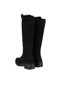 Rieker Kozaki 76890-00 Czarny. Kolor: czarny. Materiał: materiał #2