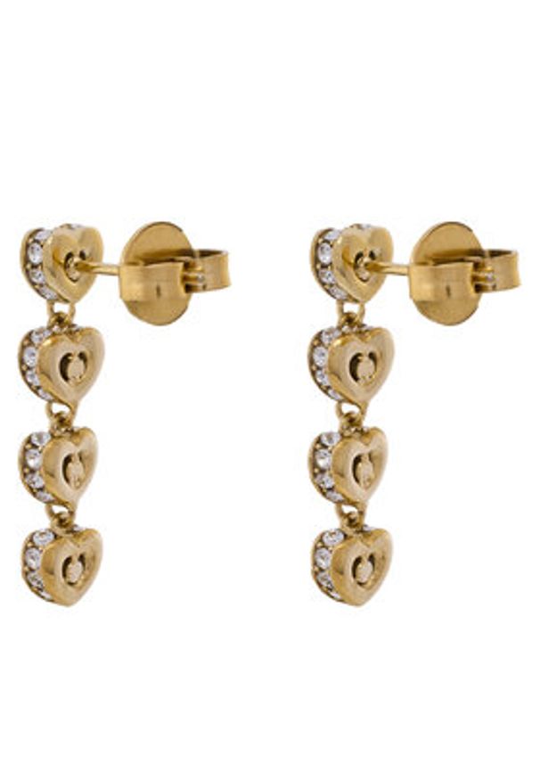 Guess Kolczyki JUBE05 473JW Złoty. Materiał: ze stali, ze stali nierdzewnej. Kolor: złoty
