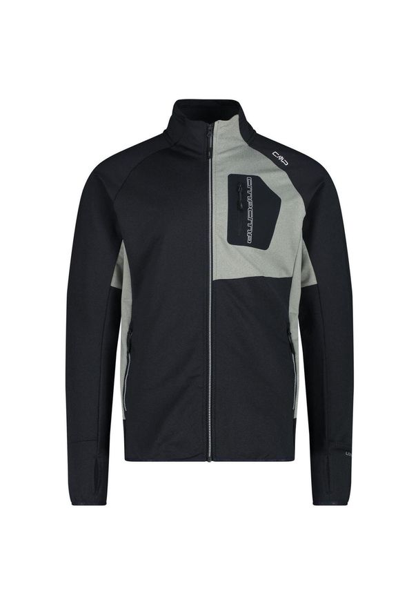 Kurtka polarowa męska CMP Man. Kolor: czarny. Materiał: polar