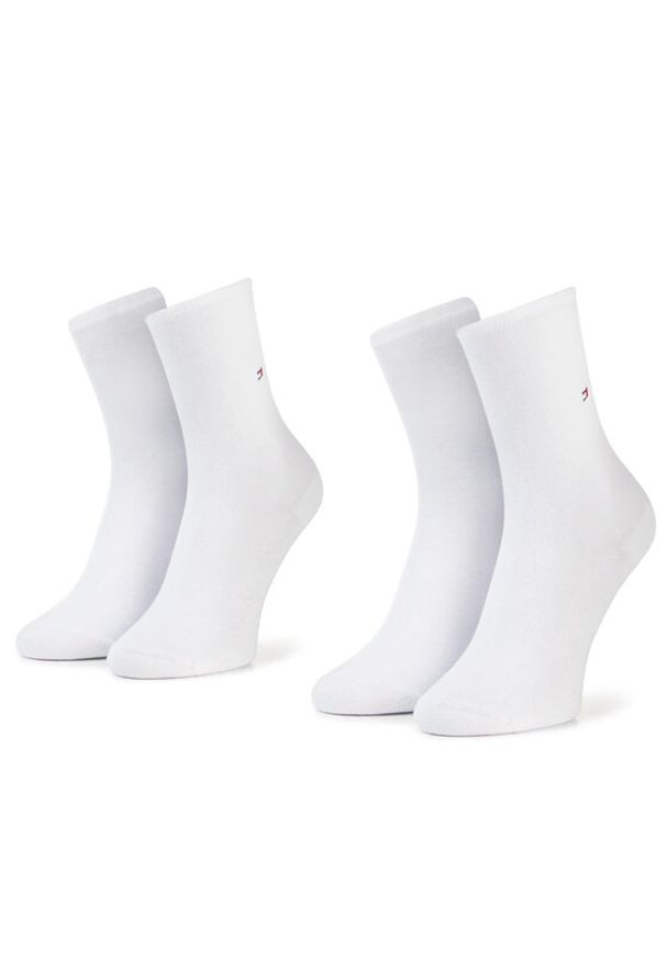 TOMMY HILFIGER - Tommy Hilfiger Skarpety długie 371221 Biały. Kolor: biały. Materiał: materiał