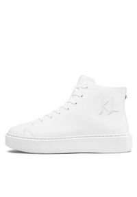 Karl Lagerfeld - KARL LAGERFELD Sneakersy KL52265 Biały. Kolor: biały. Materiał: skóra