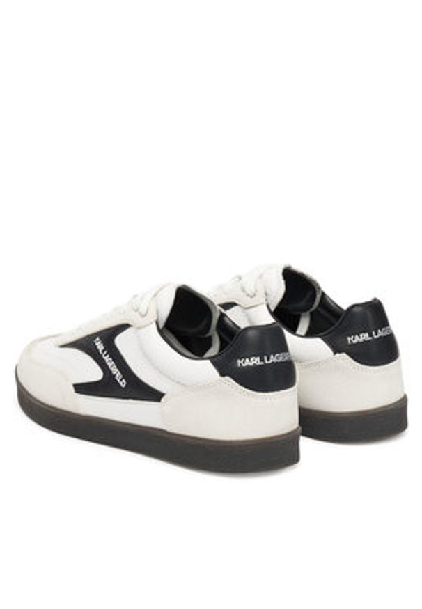 Karl Lagerfeld - KARL LAGERFELD Sneakersy KL53855 Czarny. Kolor: czarny. Materiał: zamsz, skóra