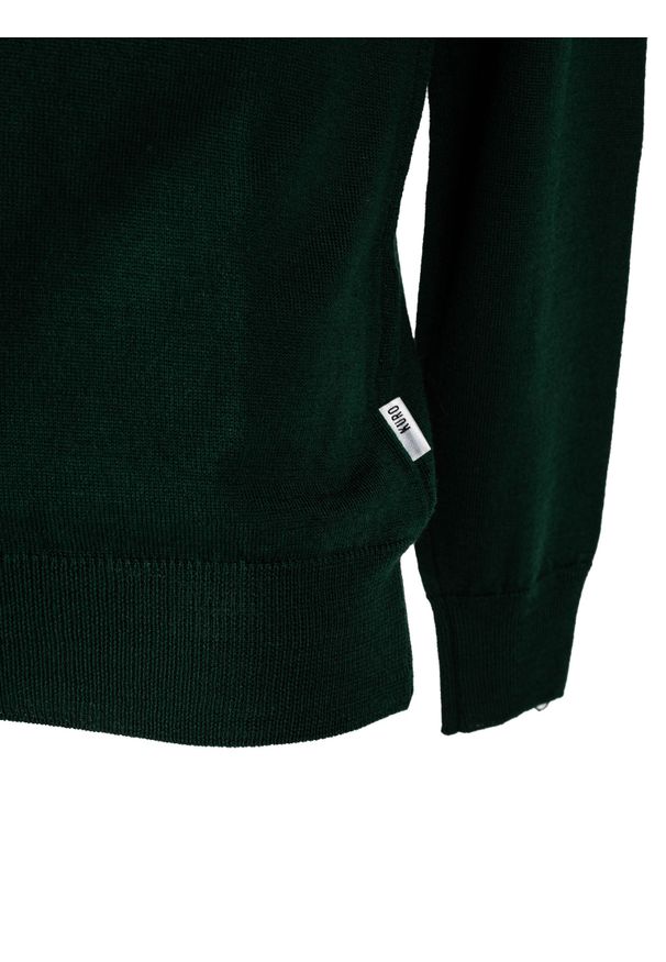 Takeshy Kurosawa Sweter | 83476 | Maglia Lupetto Calato Lana | Mężczyzna | Zielony. Okazja: na co dzień. Kolor: zielony. Materiał: akryl, wełna. Styl: casual