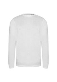 AWDIS - Koszulka Z Długim Rękawem Dla Dorosłych Unisex Triblend. Kolor: biały. Długość rękawa: długi rękaw. Długość: długie