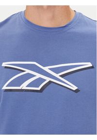 Reebok T-Shirt Vector Pack Ri Logo Tee 100202408 Fioletowy Regular Fit. Kolor: fioletowy. Materiał: bawełna #4