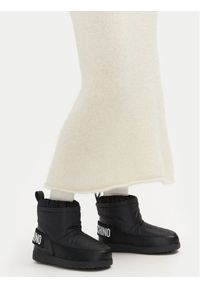 Love Moschino - LOVE MOSCHINO Śniegowce JA24972G0LEB0000 Czarny. Kolor: czarny. Materiał: materiał #1