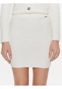 Liu Jo Spódnica ołówkowa MF3294 MA34O Écru Slim Fit. Materiał: syntetyk #1