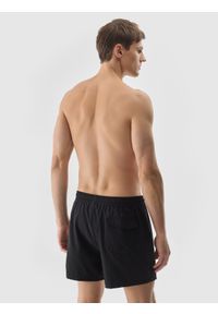 4f - 4F Spodenki plażowe męskie - czarne S. Kolor: czarny. Materiał: włókno, materiał, elastan, syntetyk. Długość: krótkie #2