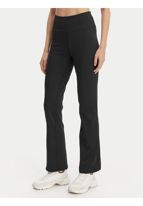 Calvin Klein Performance Legginsy Icon LVGWS6L648 Czarny Flare Fit. Kolor: czarny. Materiał: syntetyk