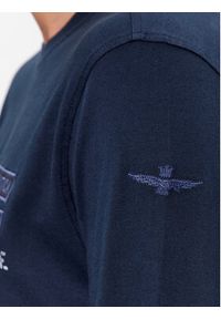 Aeronautica Militare Longsleeve 232TS2127J584 Granatowy Regular Fit. Kolor: niebieski. Materiał: bawełna. Długość rękawa: długi rękaw #4