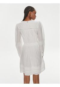 Pepe Jeans Sukienka letnia Susi PL953527 Biały Regular Fit. Kolor: biały. Materiał: bawełna. Sezon: lato