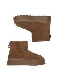 Badura Śniegowce C-WFA-01-H Brązowy. Kolor: brązowy. Materiał: zamsz, skóra #2