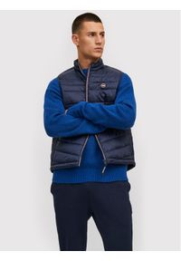 Jack & Jones - Jack&Jones Bezrękawnik Hero 12211790 Granatowy Regular Fit. Kolor: niebieski. Materiał: syntetyk. Długość rękawa: bez rękawów
