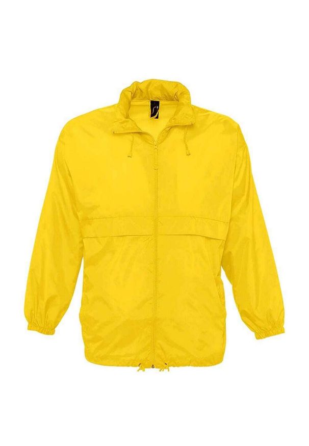 SOL'S - Wiatrówka Unisex Surf Dla Dorosłych. Kolor: żółty