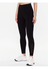 DKNY Sport Legginsy DP2P3160 Czarny Classic Fit. Kolor: czarny. Materiał: bawełna. Styl: sportowy