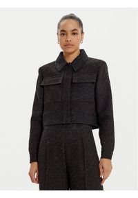 LOLA CASADEMUNT Marynarka MF2402016 Czarny Regular Fit. Kolor: czarny. Materiał: syntetyk #1