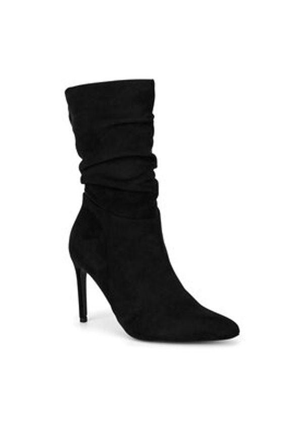 DeeZee Botki WYL3588-5 Czarny. Kolor: czarny. Materiał: materiał