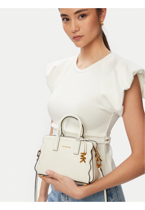 MICHAEL Michael Kors Torebka 32T6A9IC0L Kremowy. Kolor: kremowy. Materiał: skórzane