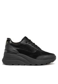 Geox Sneakersy D Spherica Ec13 D45WAA 0JS85 C9999 Czarny. Kolor: czarny