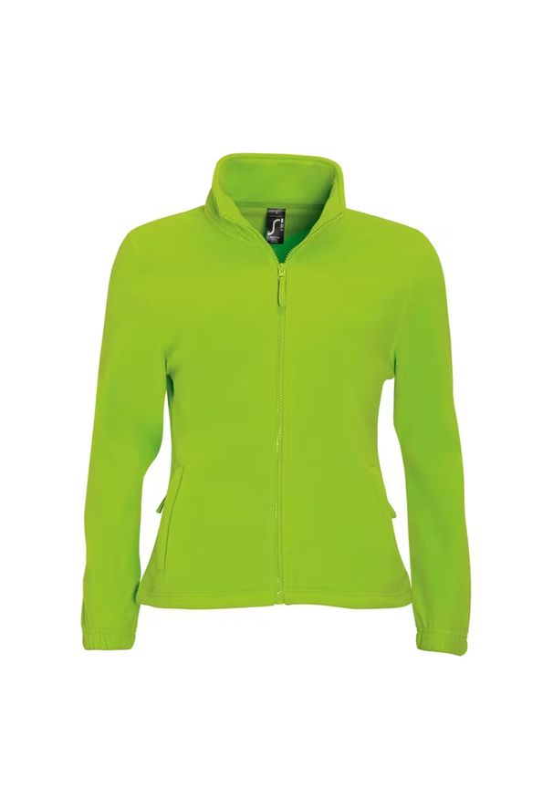SOL'S - Damska Bluza Polarowa North Fleece Jacket. Kolor: szary. Materiał: polar. Sezon: zima