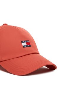 Tommy Jeans Czapka z daszkiem Tjw Heritage Core 5 Panel Cap AW0AW16991 Koralowy. Kolor: pomarańczowy. Materiał: bawełna #3