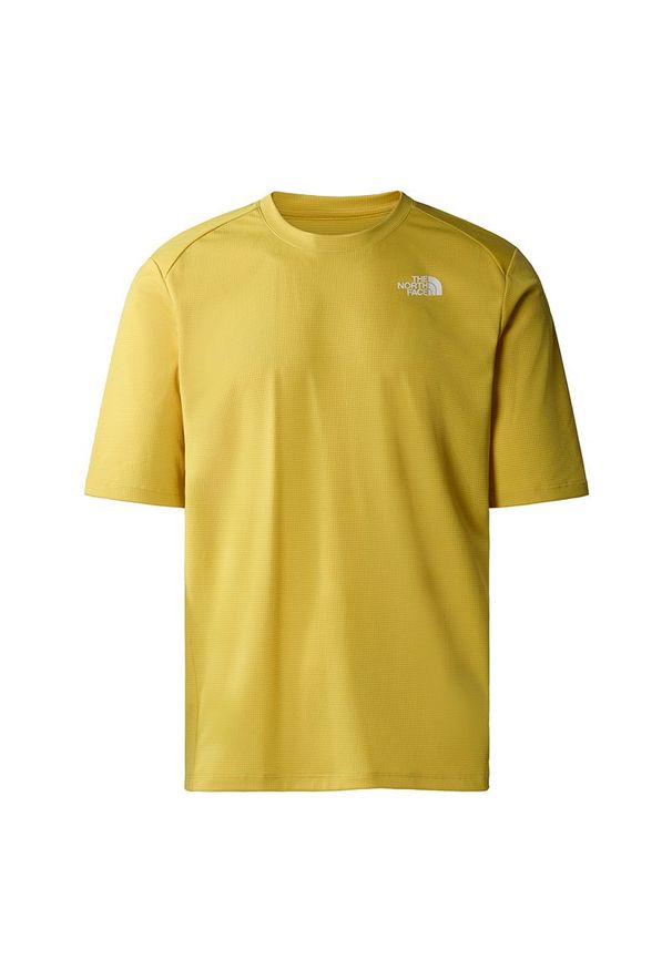Koszulka The North Face Shadow 0A87TUQOA1 - żółta. Kolor: żółty. Materiał: materiał, poliester. Sezon: lato. Sport: fitness