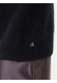 Dixie Sweter M277Y065A 1900 Czarny Regular Fit. Kolor: czarny. Materiał: wełna #3