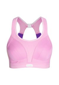 Stanik do biegania Shock Absorber Ultimate Run Bra. Kolor: różowy. Sport: bieganie #1