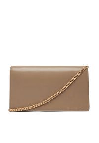 Calvin Klein Torebka Ck Wallet On Chain LV04F3319G Beżowy. Kolor: beżowy. Materiał: skórzane #4