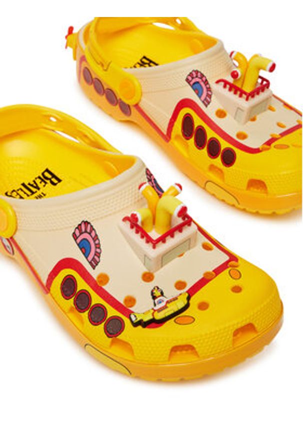 Crocs Klapki Beatles Ylw Sb Cls Clg 210893 Kolorowy. Wzór: kolorowy