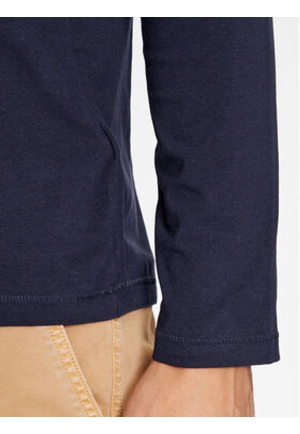 Guess Longsleeve M3BI33 J1314 Granatowy Slim Fit. Kolor: niebieski. Materiał: bawełna. Długość rękawa: długi rękaw