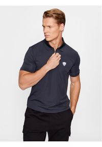 EA7 Emporio Armani Polo 8NPF13 PJRGZ 1578 Granatowy Regular Fit. Typ kołnierza: polo. Kolor: niebieski. Materiał: syntetyk, wiskoza