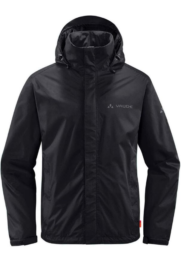 Kurtka przeciwdeszczowa męska Vaude Escape Light Jacket. Typ kołnierza: kaptur. Kolor: czarny